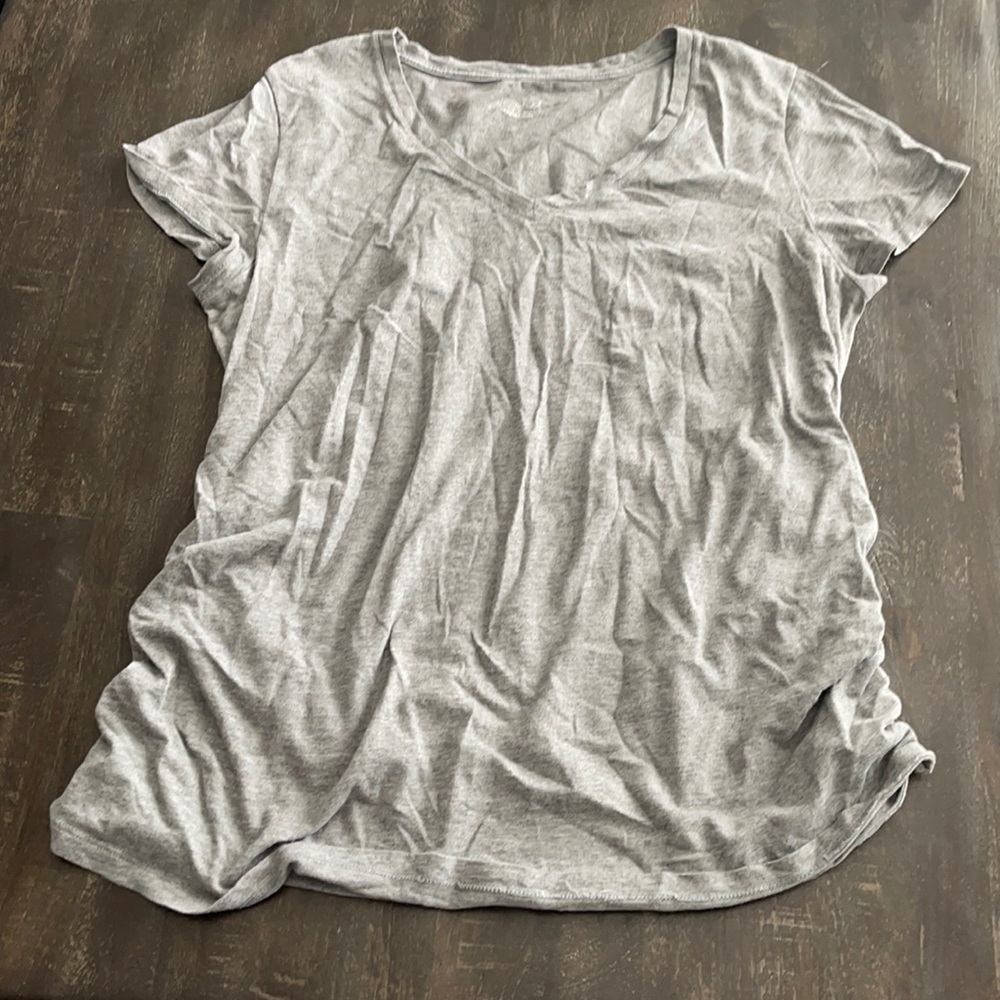 Grey maternity t shirt